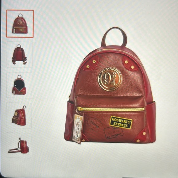 NWOT Harry Potter 9 3/4 mini backpack - Picture 2 of 9